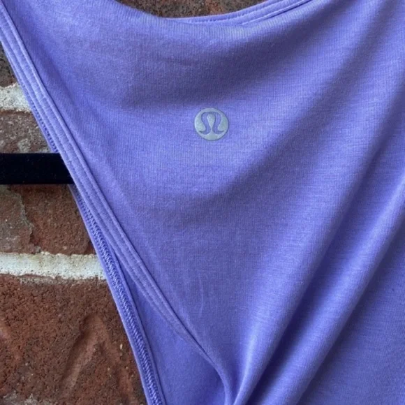 lululemon Cut Out Lavender Tank Top - Picture 7 of 8